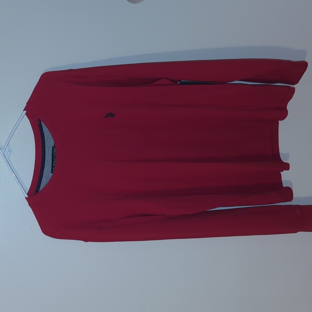 NWT mens polo thermal pullover